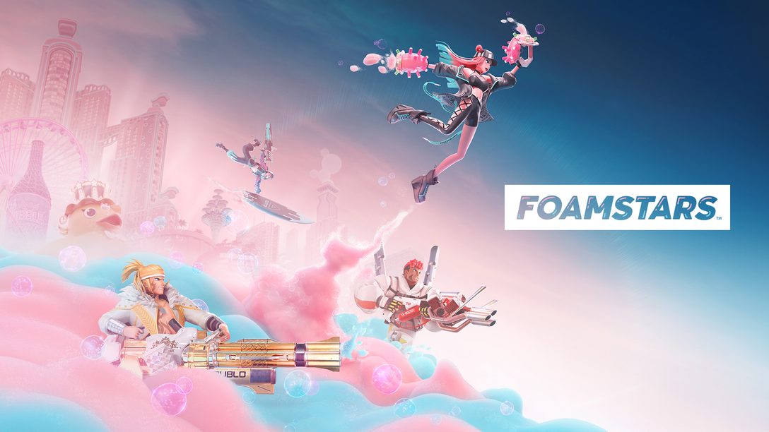 Foamstars, um novo jogo de tiro em grupo lançado para PS5 e PS4